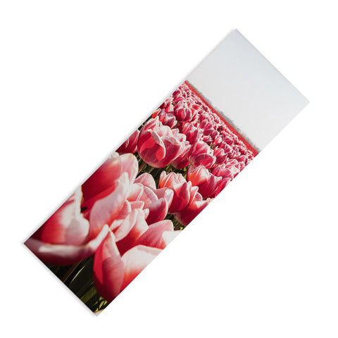 Henrike Schenk - Travel Photography Tulip Field In Holland Floral Yoga Mat