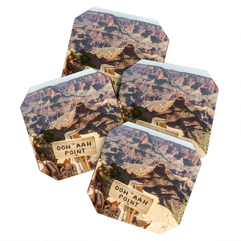 Henrike Schenk - Travel Photography Viewpoint Grand Canyon National Park Arizona Photo Coaster Set