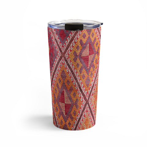 Henrike Schenk - Travel Photography Woven Carpet Red and Orange Travel Mug