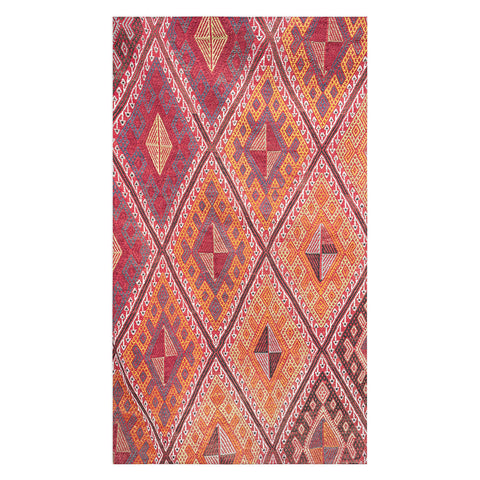 Henrike Schenk - Travel Photography Woven Carpet Red and Orange Tablecloth