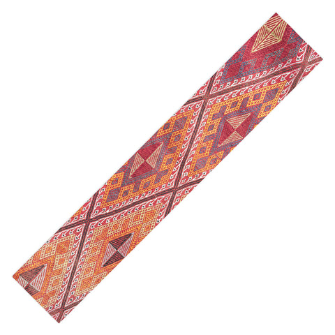 Henrike Schenk - Travel Photography Woven Carpet Red and Orange Table Runner