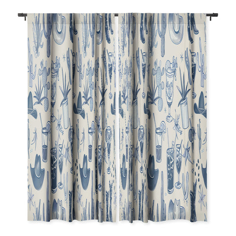 heycait Coastal Cowgirl in Blue Blackout Non Repeat