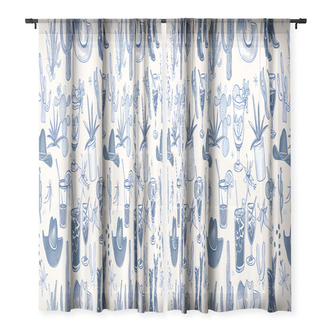 heycait Coastal Cowgirl in Blue Sheer Non Repeat