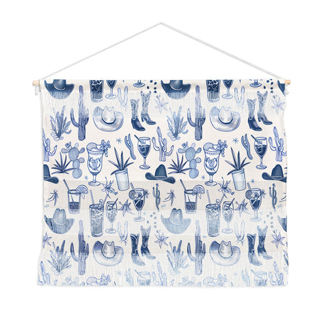 heycait Coastal Cowgirl in Blue Wall Hanging Landscape