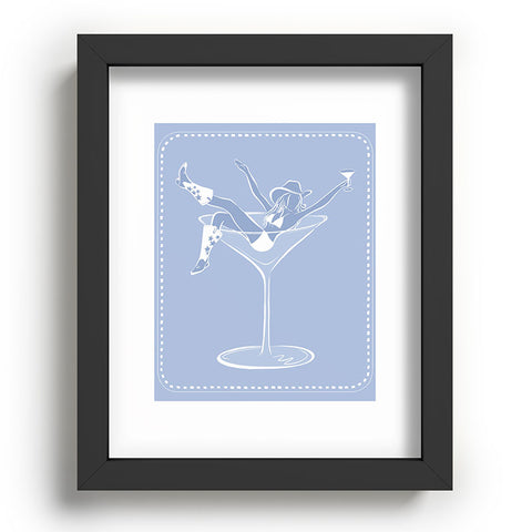 heycait Cowgirl Martini Recessed Framing Rectangle