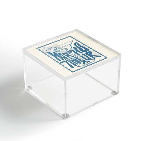 heycait Martini Hour Print Acrylic Box