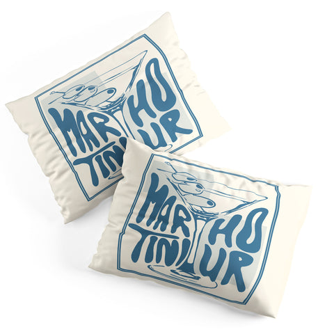 heycait Martini Hour Print Pillow Shams