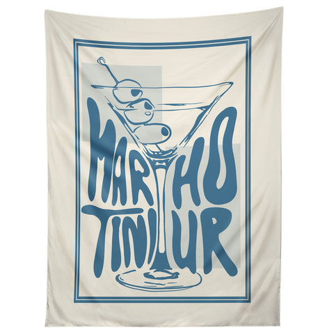 heycait Martini Hour Print Tapestry