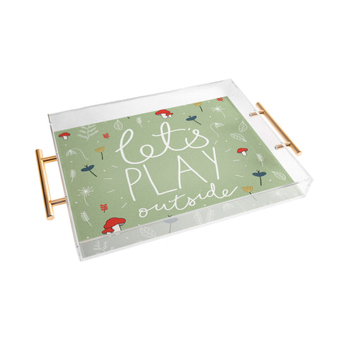heycoco Lets Play Outside Acrylic Tray
