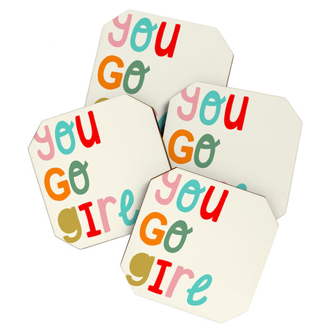 heycoco You go girl II Coaster Set