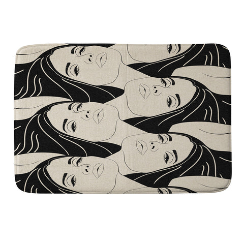 High Tied Creative Melting into You Memory Foam Bath Mat