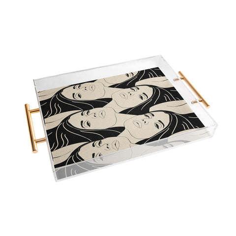 High Tied Creative Melting into You Acrylic Tray