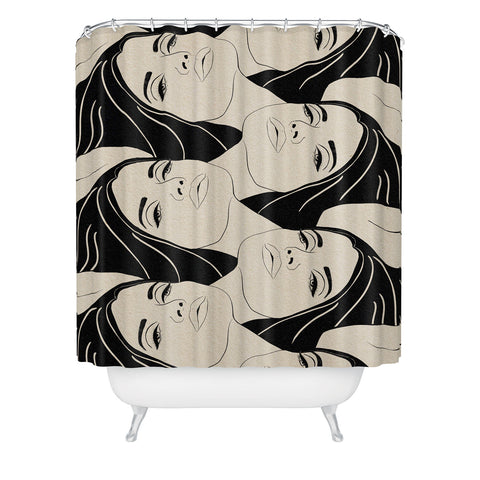 High Tied Creative Melting into You Shower Curtain
