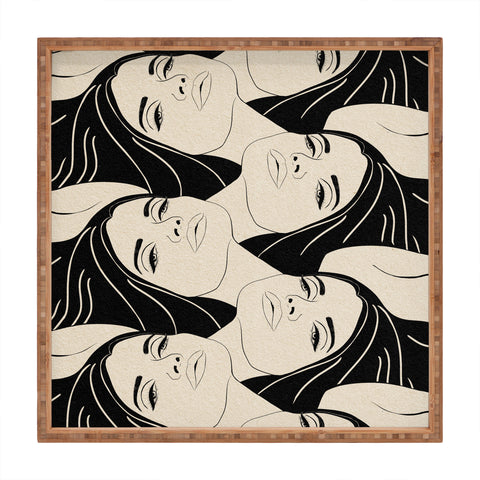 High Tied Creative Melting into You Square Tray