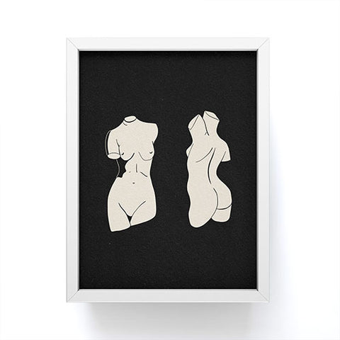 High Tied Creative Torso Framed Mini Art Print