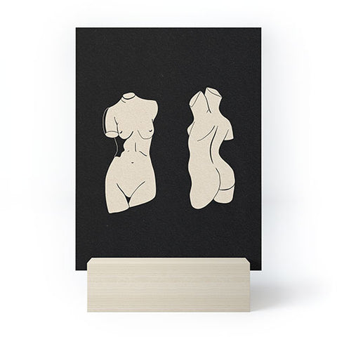 High Tied Creative Torso Mini Art Print