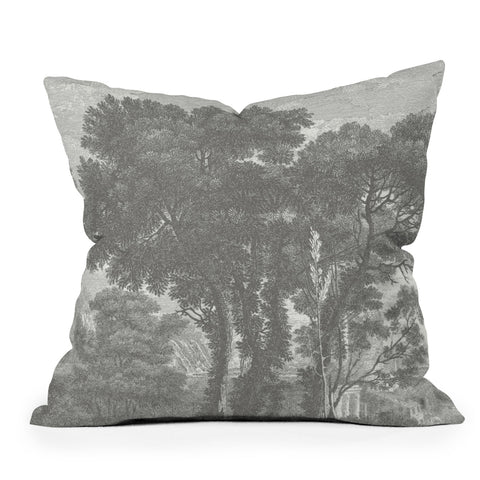 HMCraig Beaux Arbres Beautiful Trees Throw Pillow