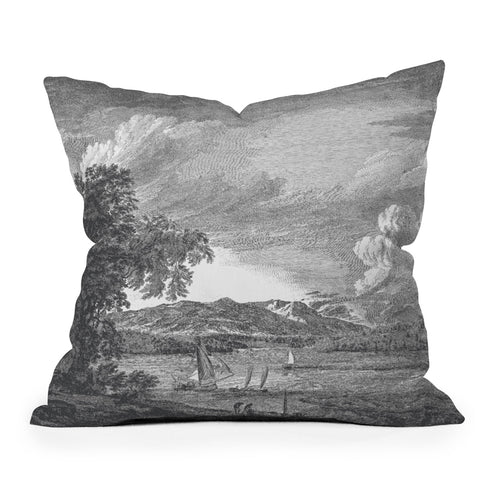 HMCraig Hudson River and Catskills Outdoor Throw Pillow