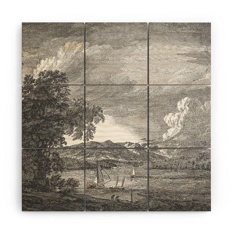 HMCraig Hudson River and Catskills Wood Wall Mural