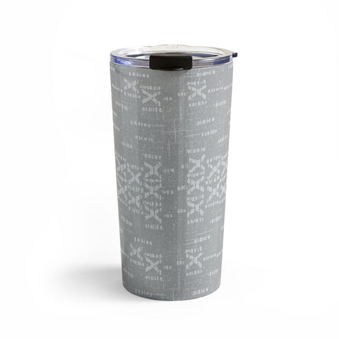Holli Zollinger ABA MUDCLOTH GRIS Travel Mug