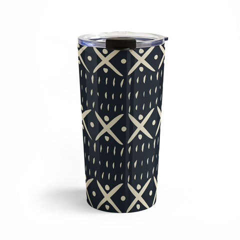 Holli Zollinger ADOBO MUDCLOTH DARK Travel Mug