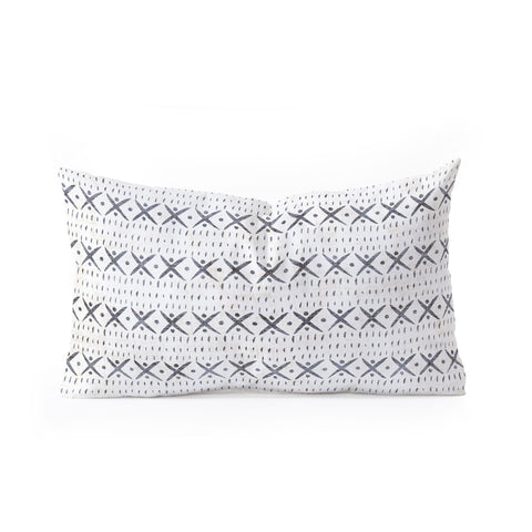 Holli Zollinger ADOBO MUDCLOTH Oblong Throw Pillow Havenly