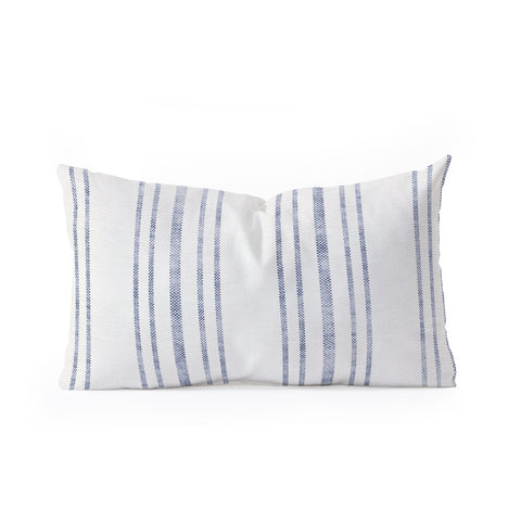 Holli Zollinger AEGEAN MULTI STRIPE Oblong Throw Pillow