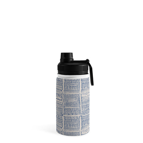 Holli Zollinger ALMAH GRASSCLOTH BLUE Water Bottle