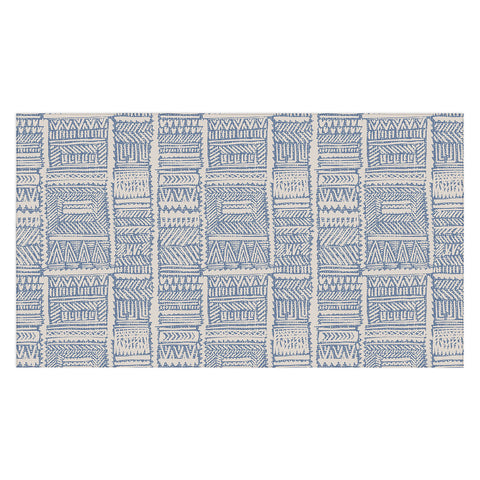 Holli Zollinger ALMAH GRASSCLOTH BLUE Tablecloth