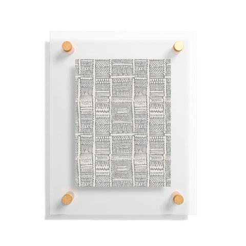 Holli Zollinger ALMAH GRASSCLOTH GREY Floating Acrylic Print