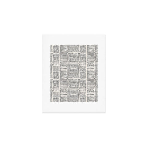 Holli Zollinger ALMAH GRASSCLOTH GREY Art Print