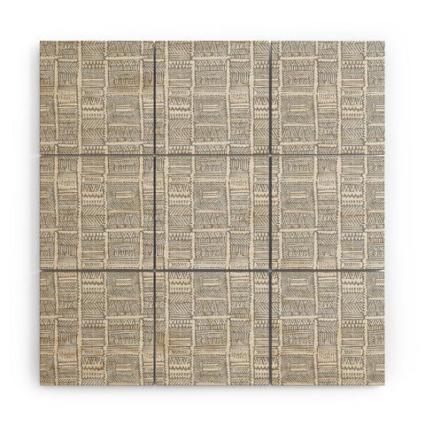 Holli Zollinger ALMAH GRASSCLOTH GREY Wood Wall Mural