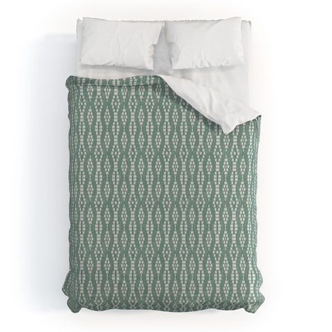 Holli Zollinger ALMHA BEADED JADE Duvet Cover
