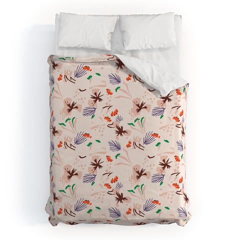 Holli Zollinger ANTHOLOGY OF PATTERN SEVILLE GARDEN LIGHT Duvet Cover