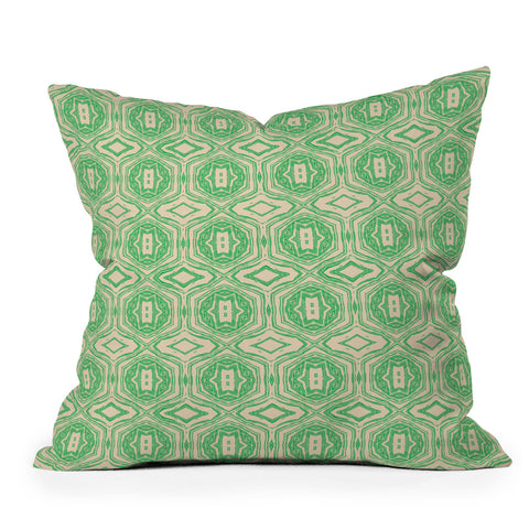 Holli Zollinger ANTHOLOGY OF PATTERN SEVILLE MARBLE GREEN Outdoor Throw Pillow