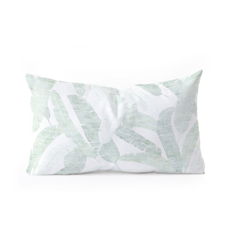 Holli Zollinger BANANA LEAF LIGHT Oblong Throw Pillow Havenly