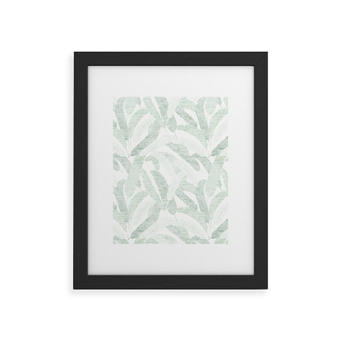 Holli Zollinger BANANA LEAF LIGHT Framed Art Print havenly
