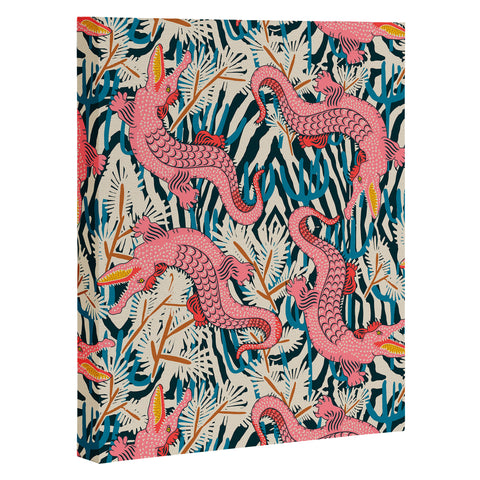 Holli Zollinger BAZAAR COSMICA GATOR Art Canvas