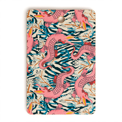 Holli Zollinger BAZAAR COSMICA GATOR Cutting Board Rectangle