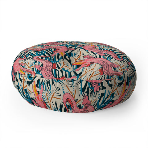 Holli Zollinger BAZAAR COSMICA GATOR Floor Pillow Round