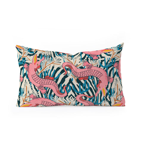 Holli Zollinger BAZAAR COSMICA GATOR Oblong Throw Pillow