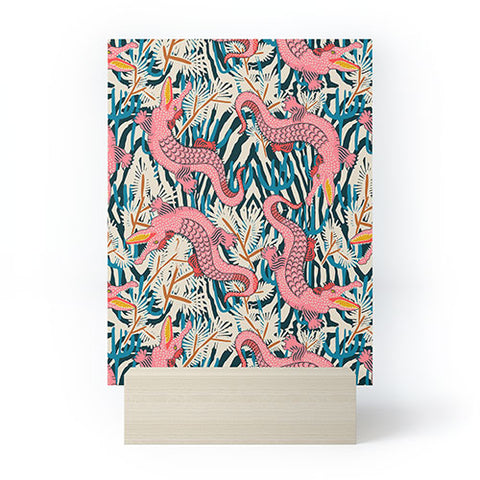 Holli Zollinger BAZAAR COSMICA GATOR Mini Art Print