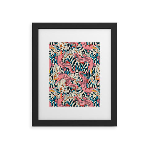 Holli Zollinger BAZAAR COSMICA GATOR Framed Art Print