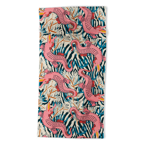 Holli Zollinger BAZAAR COSMICA GATOR Beach Towel