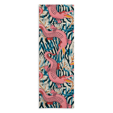 Holli Zollinger BAZAAR COSMICA GATOR Yoga Towel