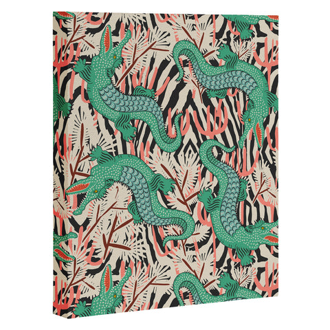 Holli Zollinger BAZAAR MAXIMA GATOR Art Canvas