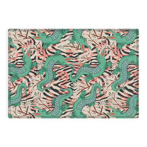 Holli Zollinger BAZAAR MAXIMA GATOR Outdoor Rug