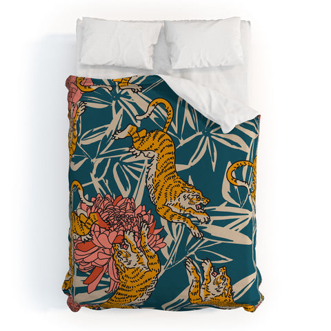 Holli Zollinger BENGAL CORA TIGER Duvet Cover