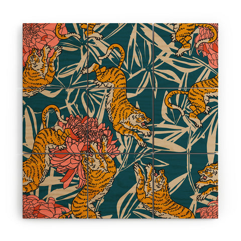 Holli Zollinger BENGAL CORA TIGER Wood Wall Mural