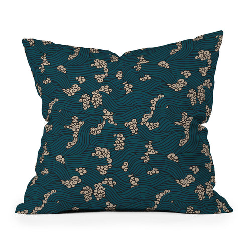 Holli Zollinger BENGAL CORA WAVE Throw Pillow